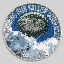 Woven patch detailed parachute