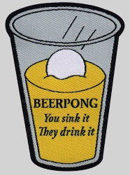 Woven patch cup