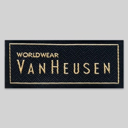 Woven neck label special pattern