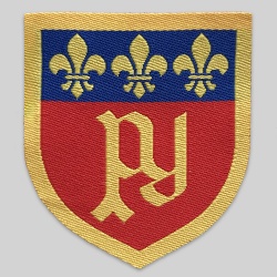 Woven patch laser cut edge