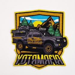 Embroidered patches swedish flag